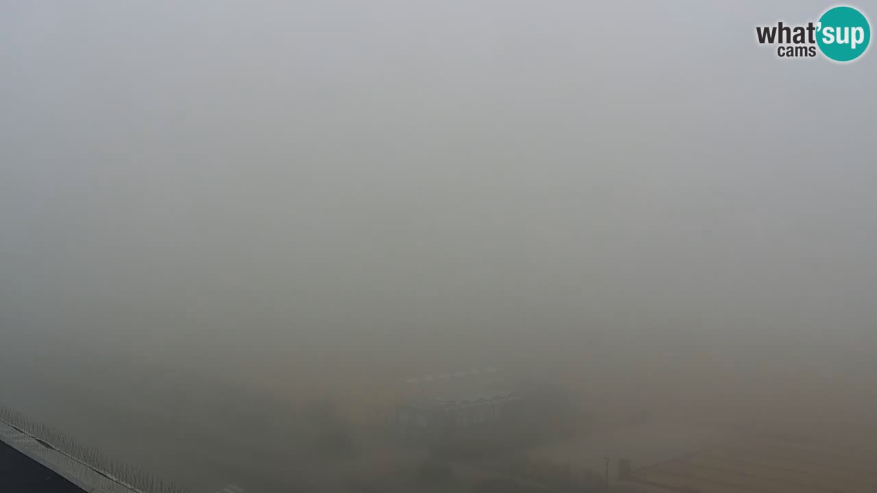 La spiaggia di Bibione webcam live e piazzale Zenit