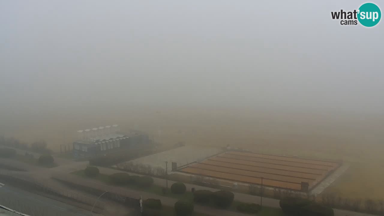 The beach of Bibione webcam – Italy