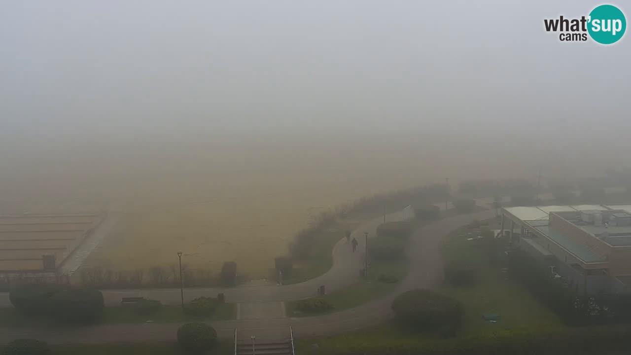 The beach of Bibione webcam – Italy
