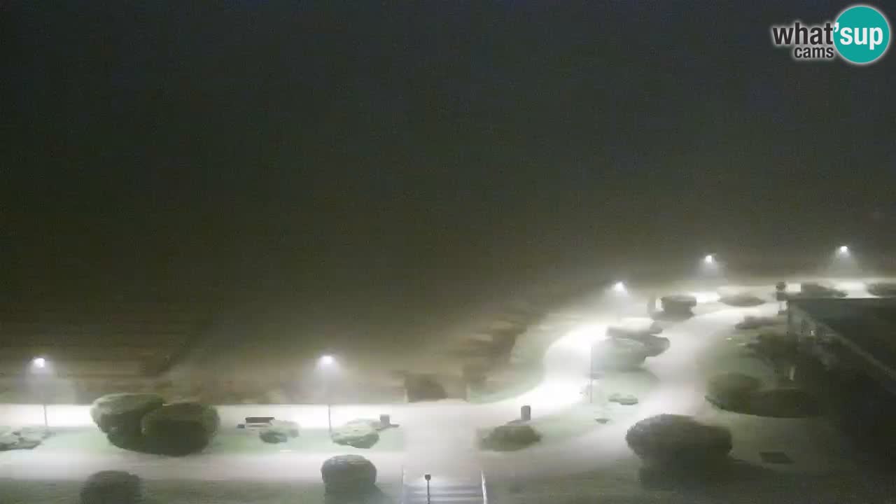 The beach of Bibione webcam – Italy