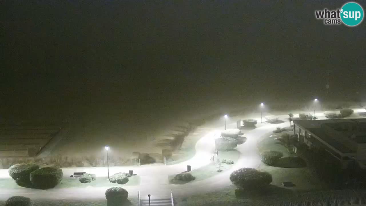 La spiaggia di Bibione webcam live e piazzale Zenit