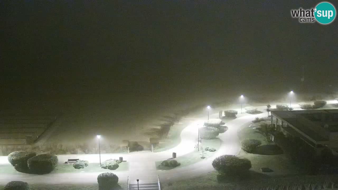 La spiaggia di Bibione webcam live e piazzale Zenit