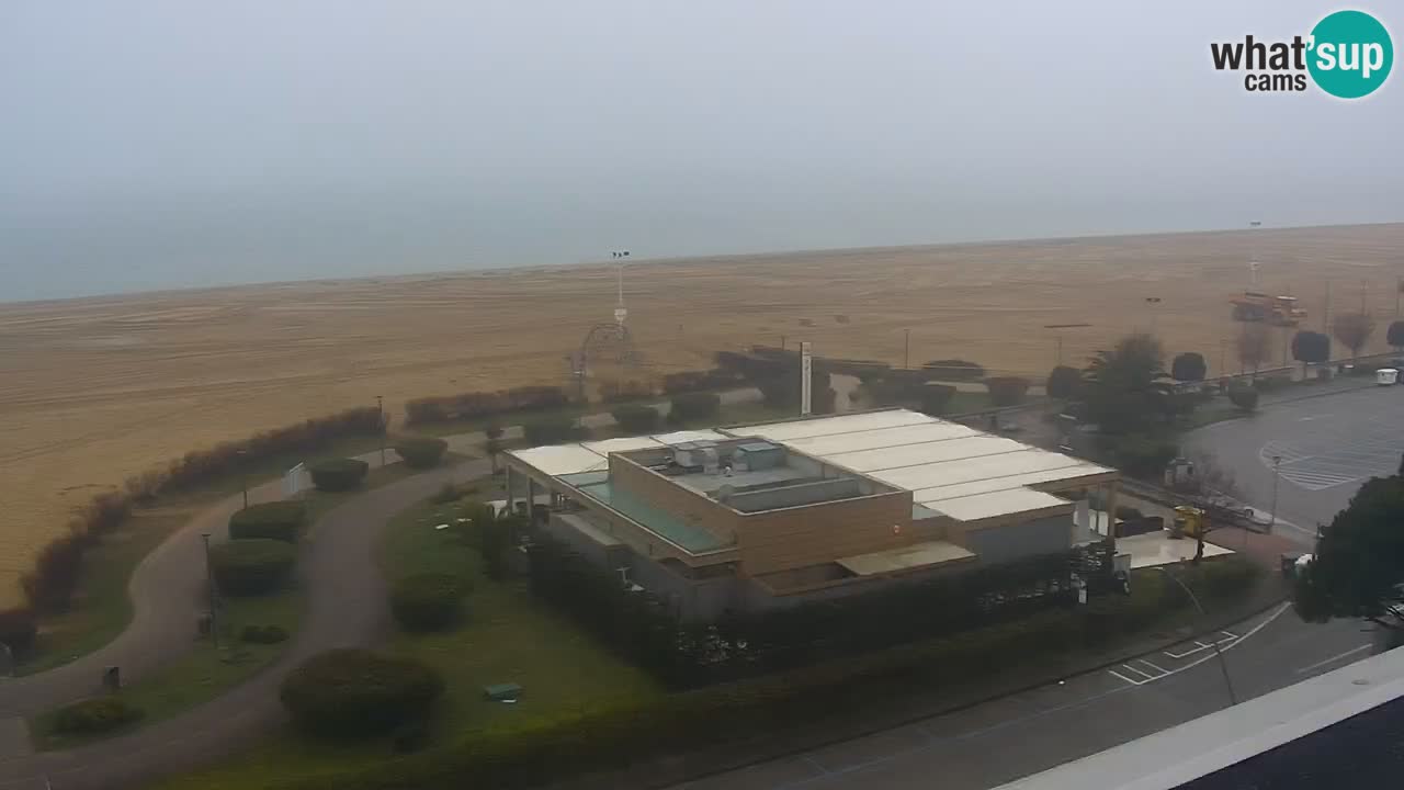 The beach of Bibione webcam – Italy