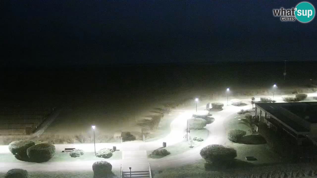 The beach of Bibione webcam – Italy