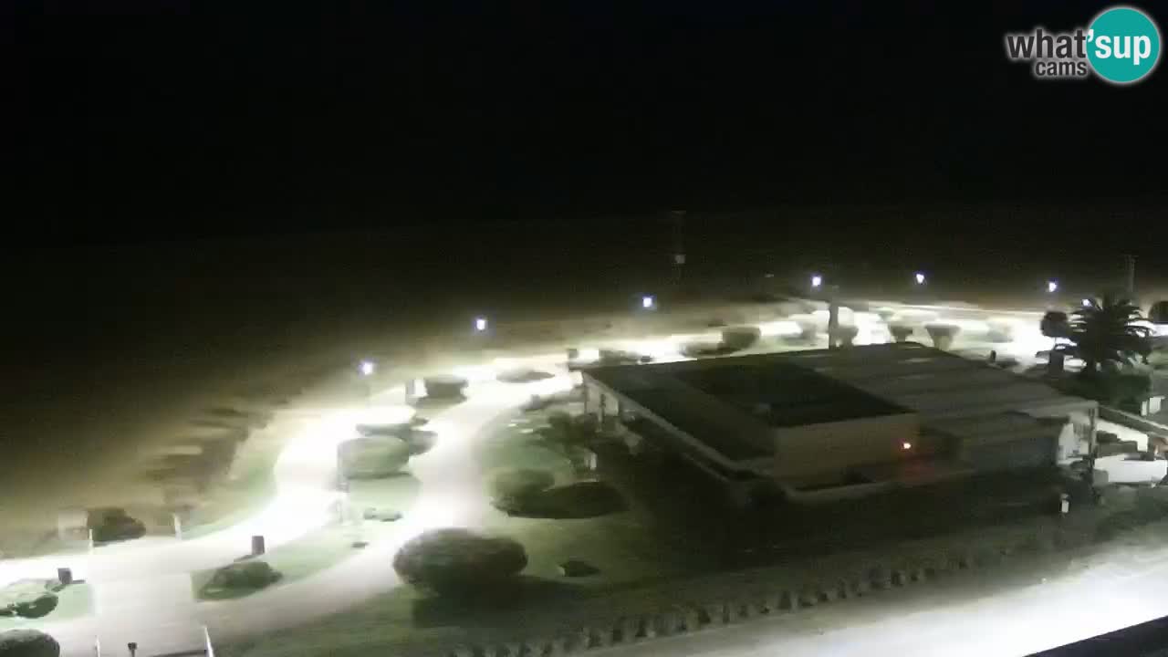 La spiaggia di Bibione webcam live e piazzale Zenit