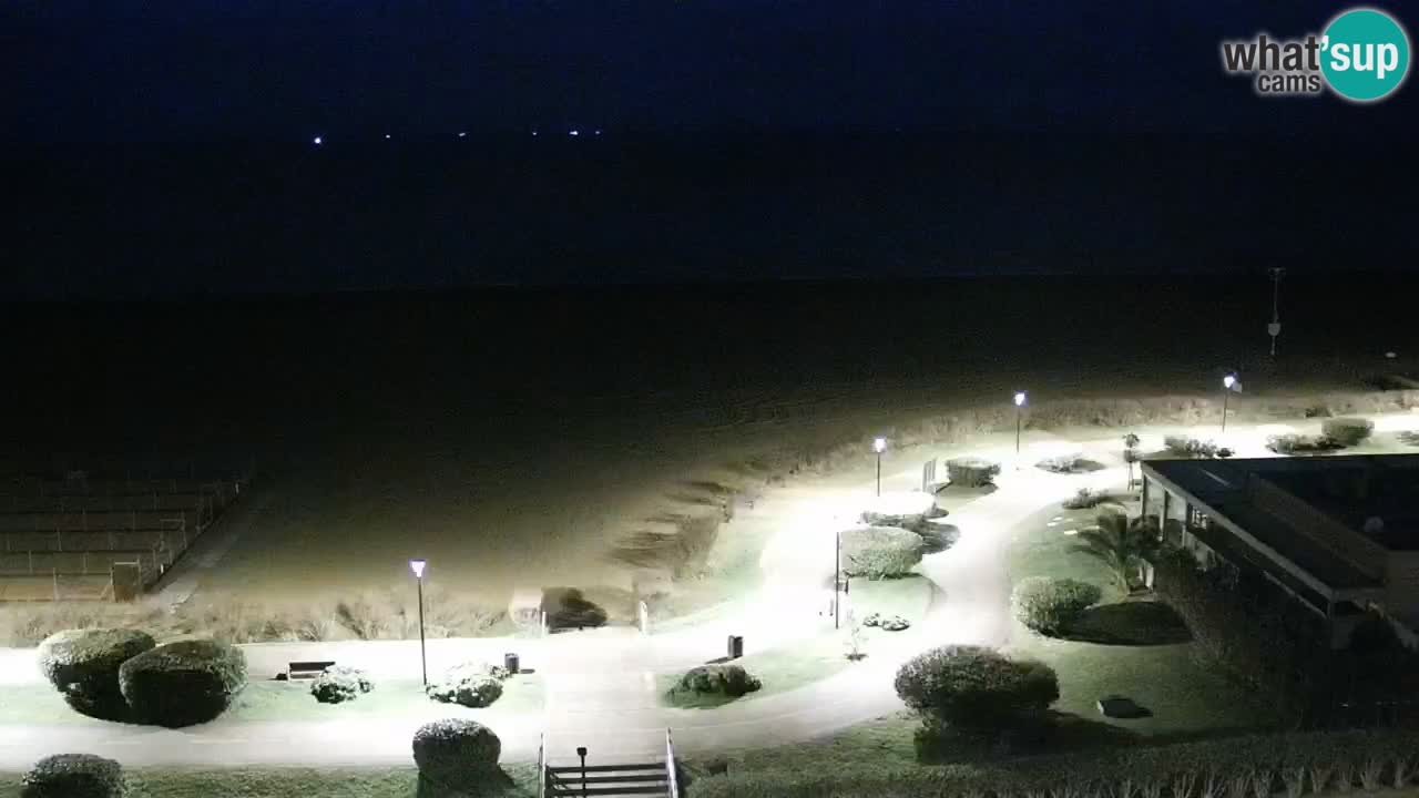 The beach of Bibione webcam – Italy