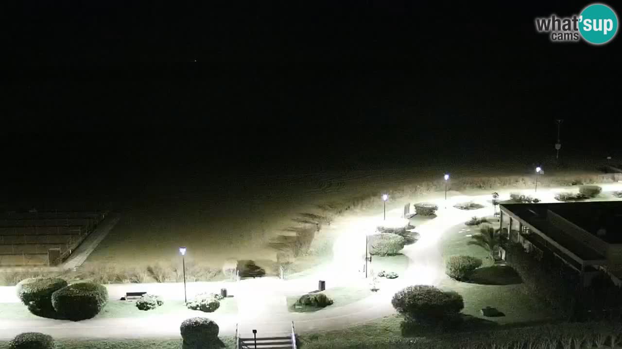 The beach of Bibione webcam – Italy