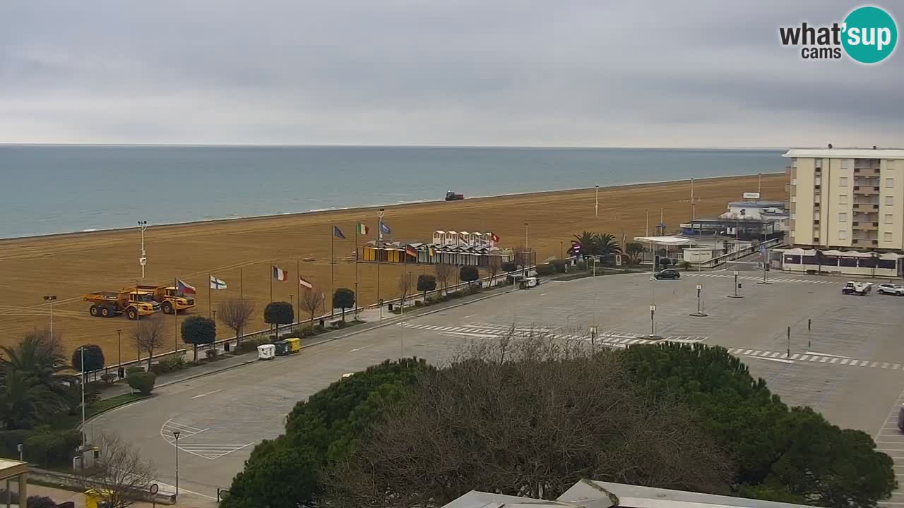 The beach of Bibione webcam – Italy