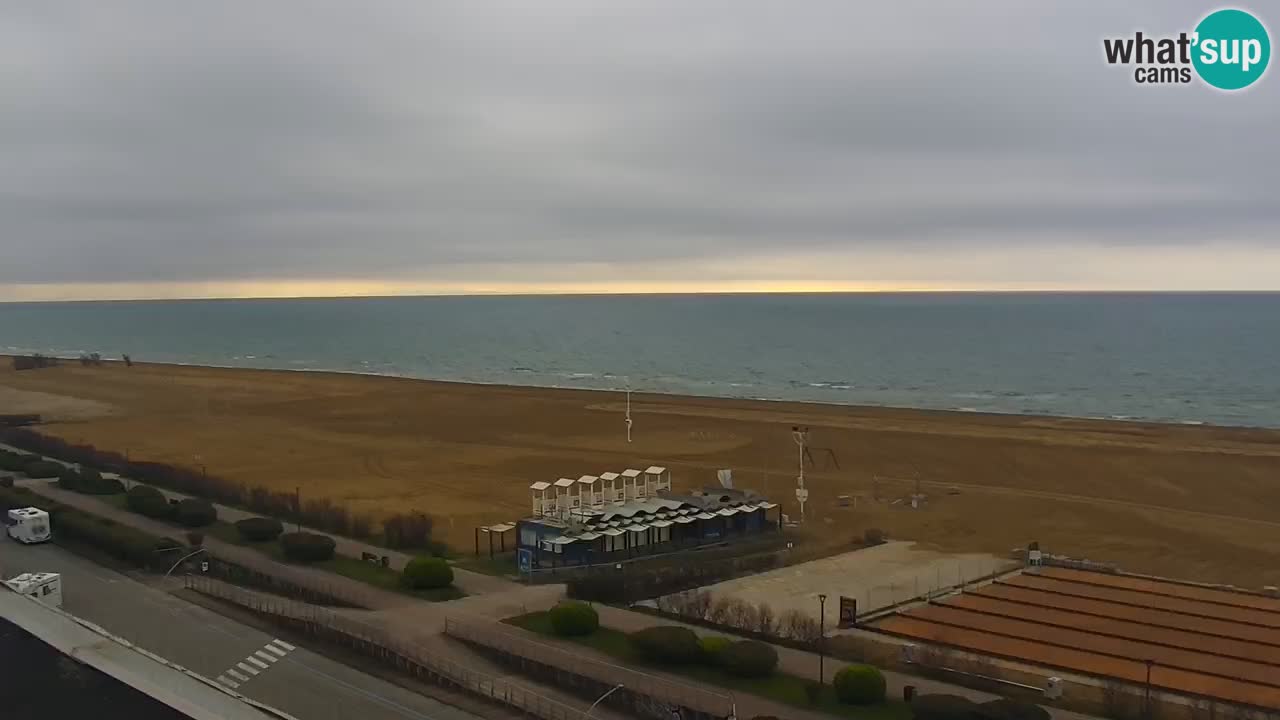 La camera en vivo de la playa de Bibione – Italia