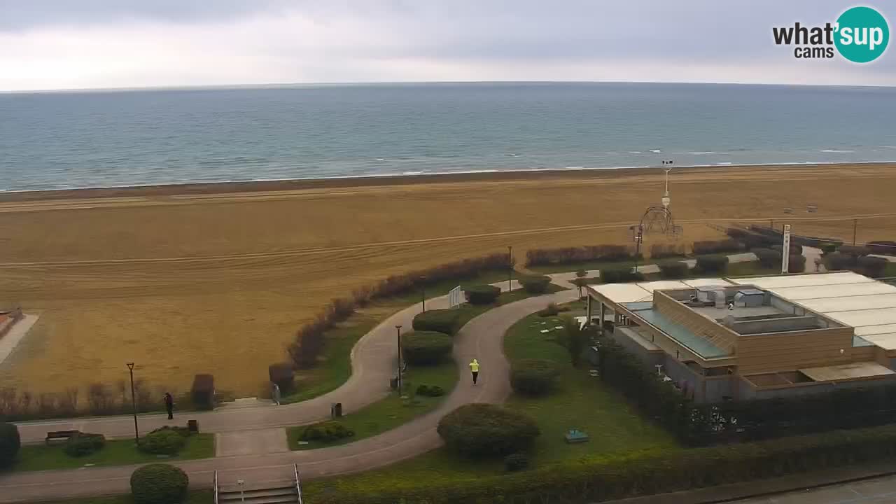 La spiaggia di Bibione webcam live e piazzale Zenit
