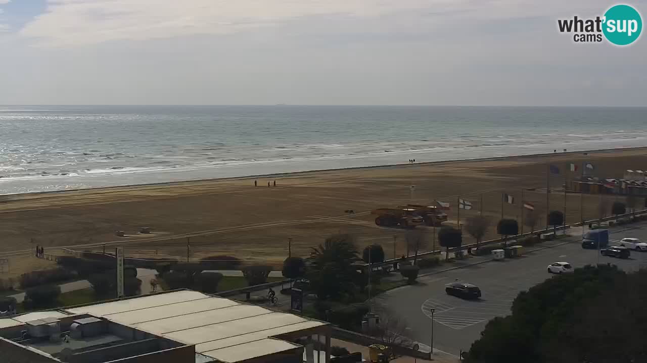 The beach of Bibione webcam – Italy