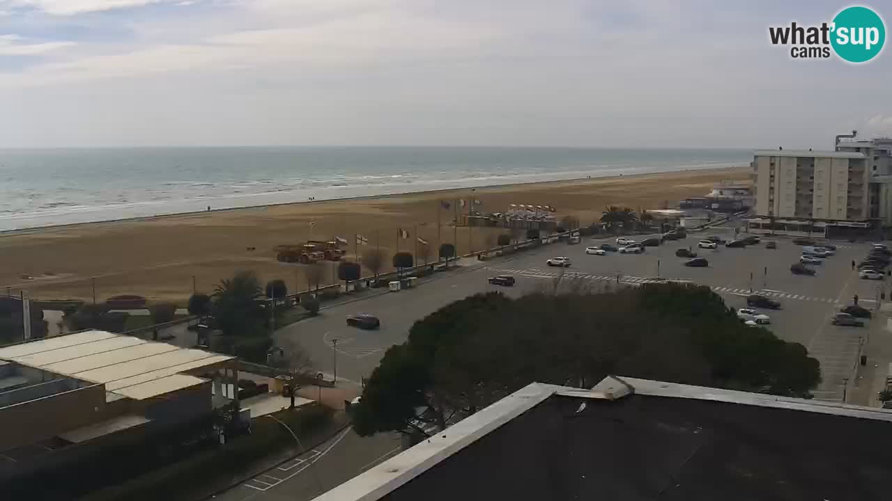 The beach of Bibione webcam – Italy