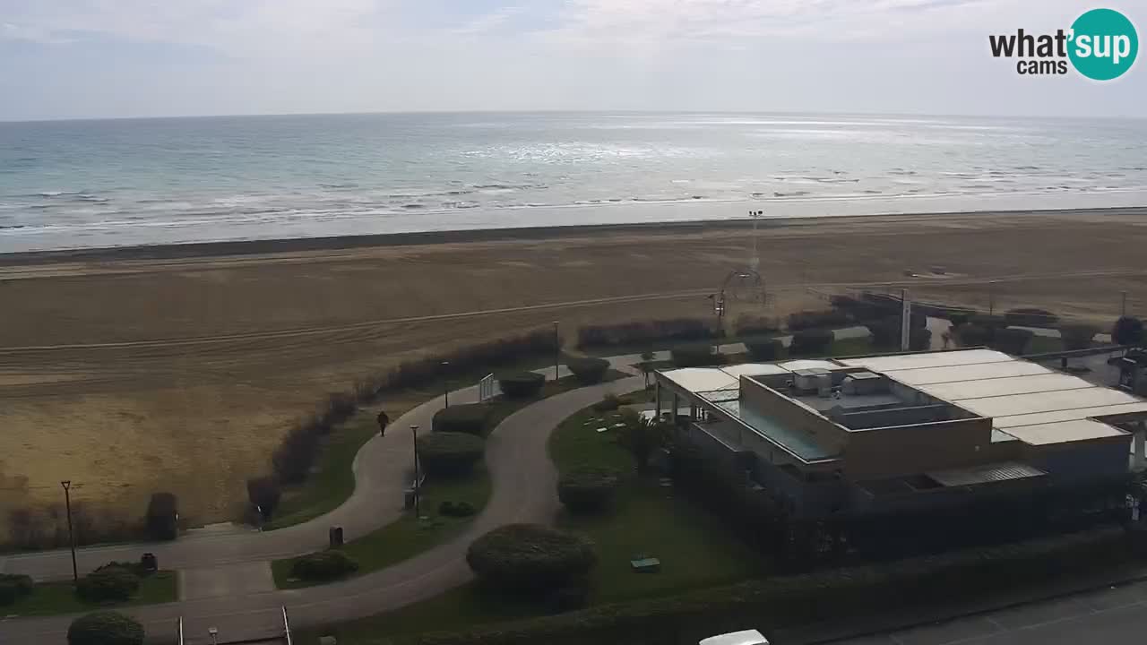 The beach of Bibione webcam – Italy