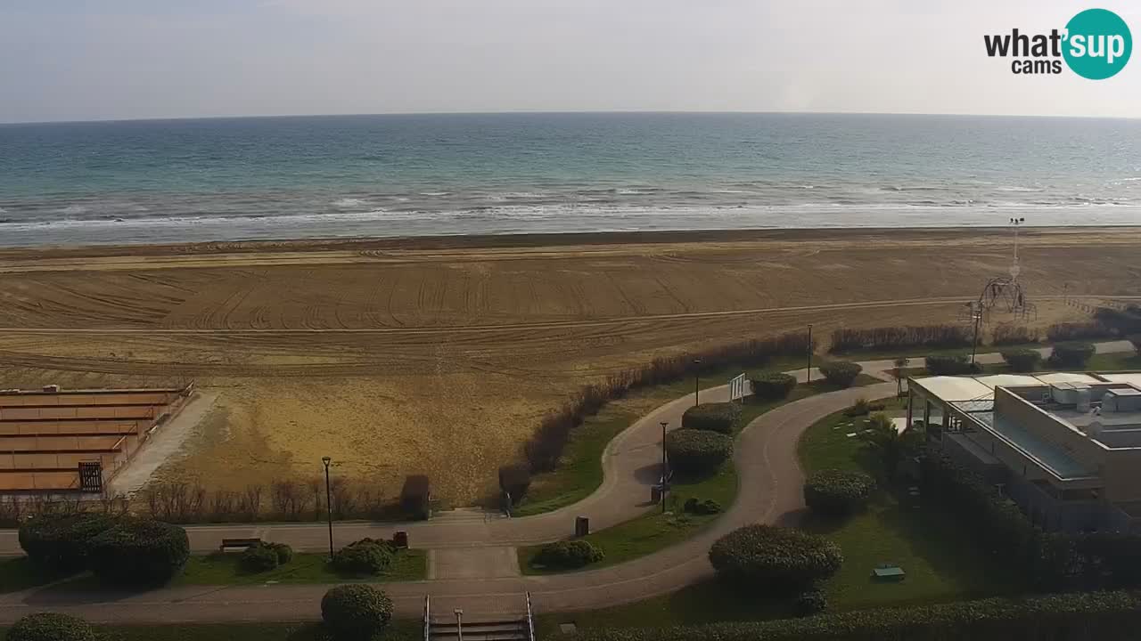The beach of Bibione webcam – Italy
