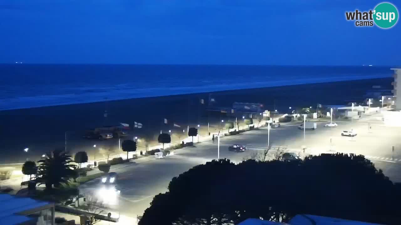 The beach of Bibione webcam – Italy