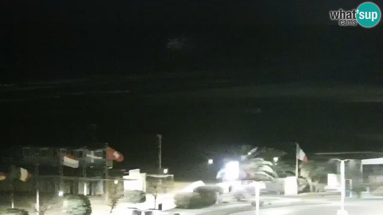 La spiaggia di Bibione webcam live e piazzale Zenit