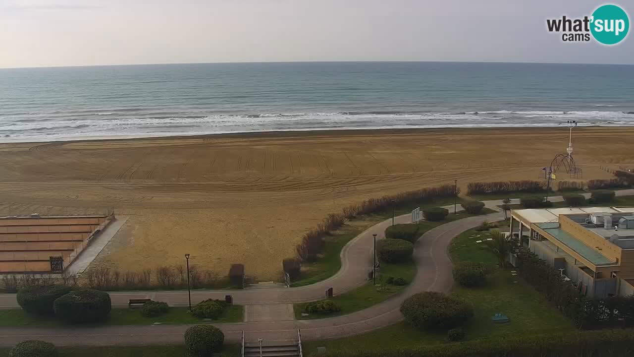 La spiaggia di Bibione webcam live e piazzale Zenit