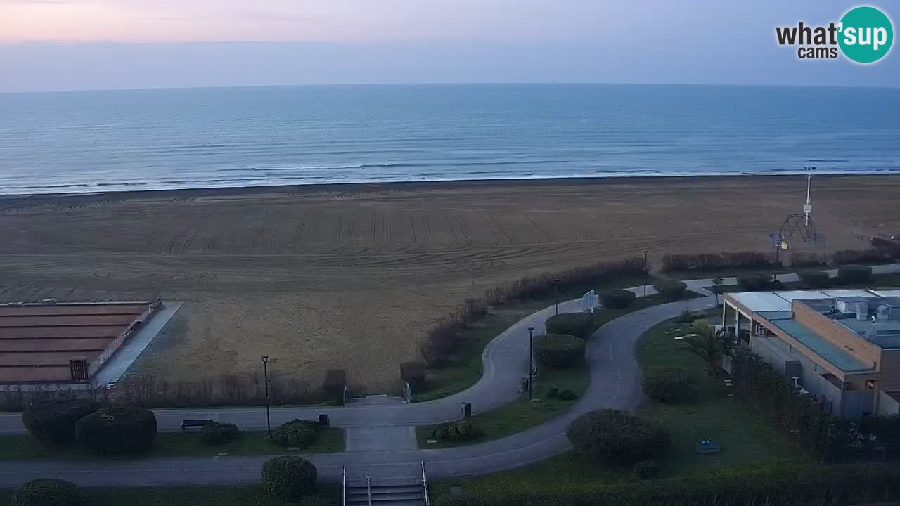 The beach of Bibione webcam – Italy