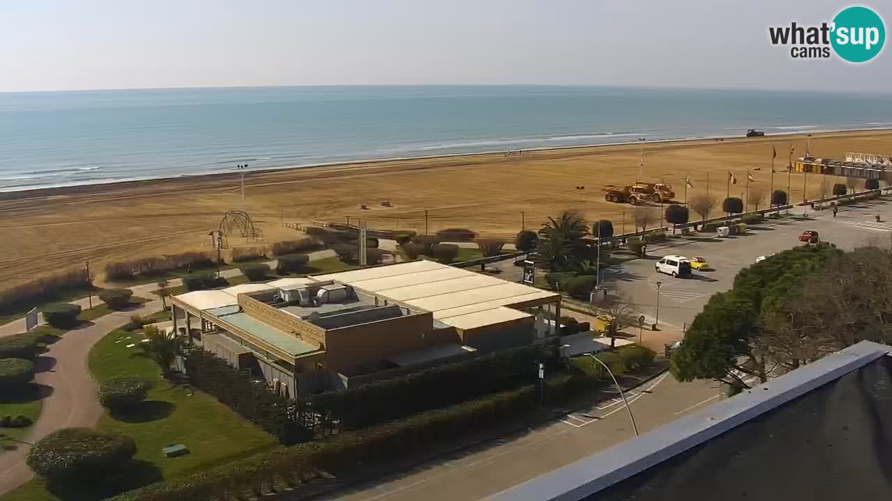 The beach of Bibione webcam – Italy
