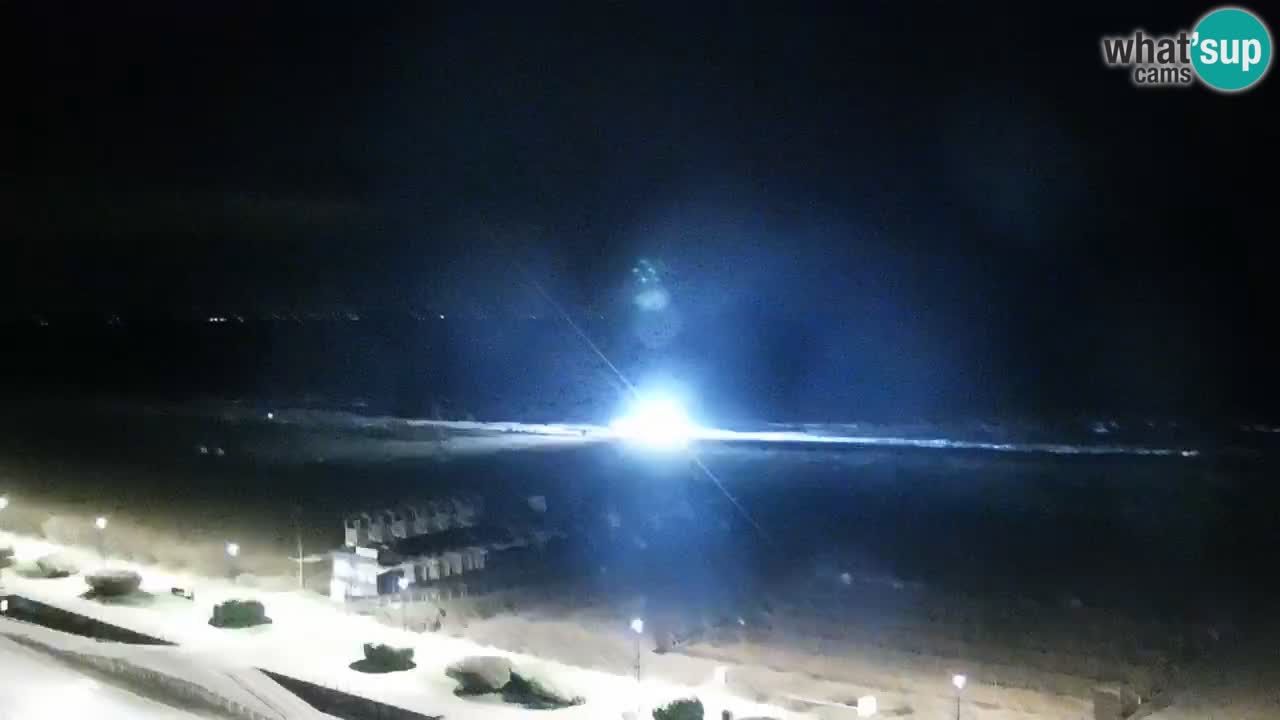 The beach of Bibione webcam – Italy