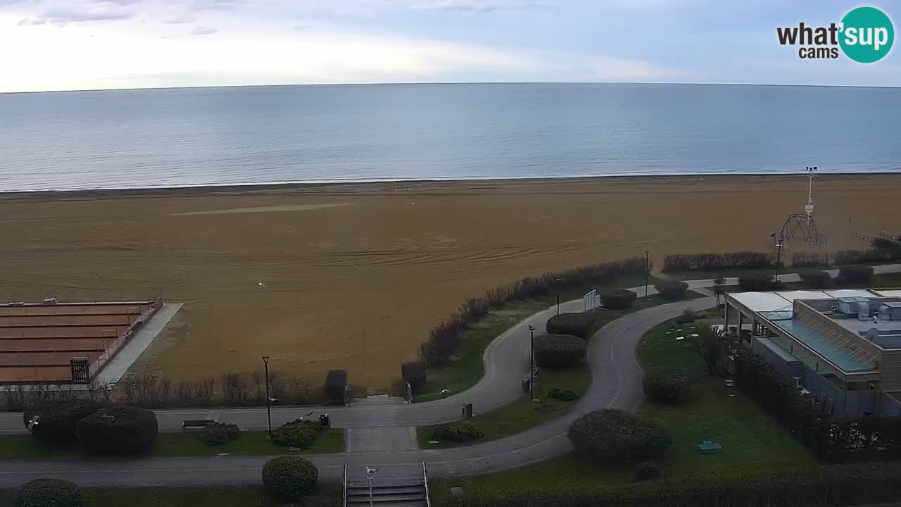 The beach of Bibione webcam – Italy