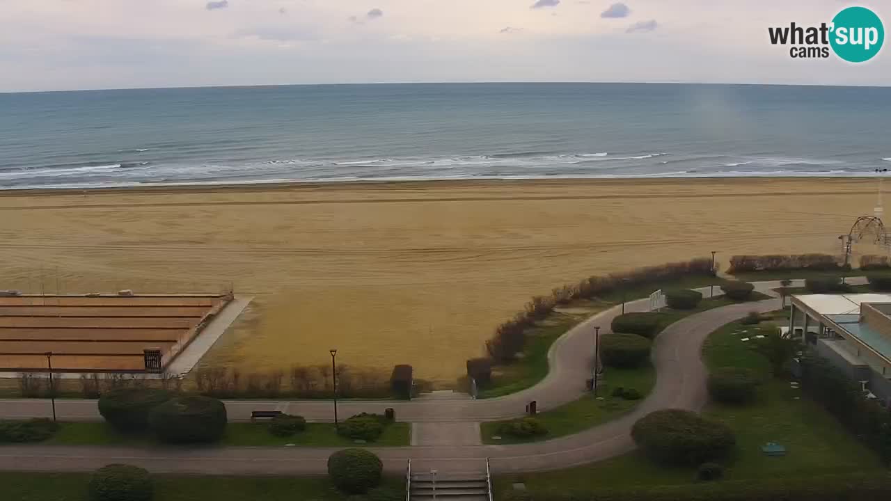 La camera en vivo de la playa de Bibione – Italia