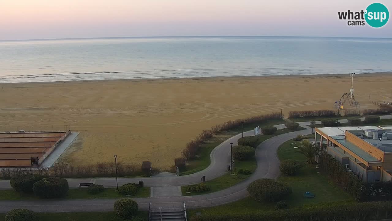 The beach of Bibione webcam – Italy