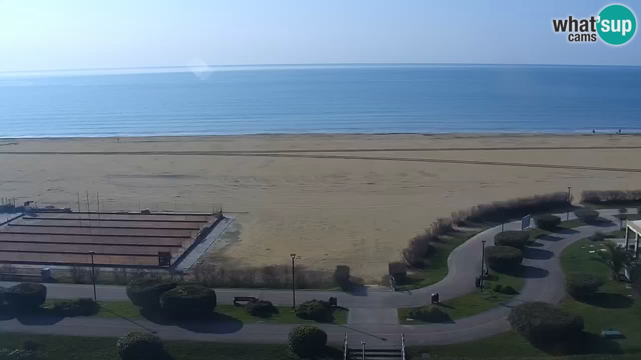 La camera en vivo de la playa de Bibione – Italia