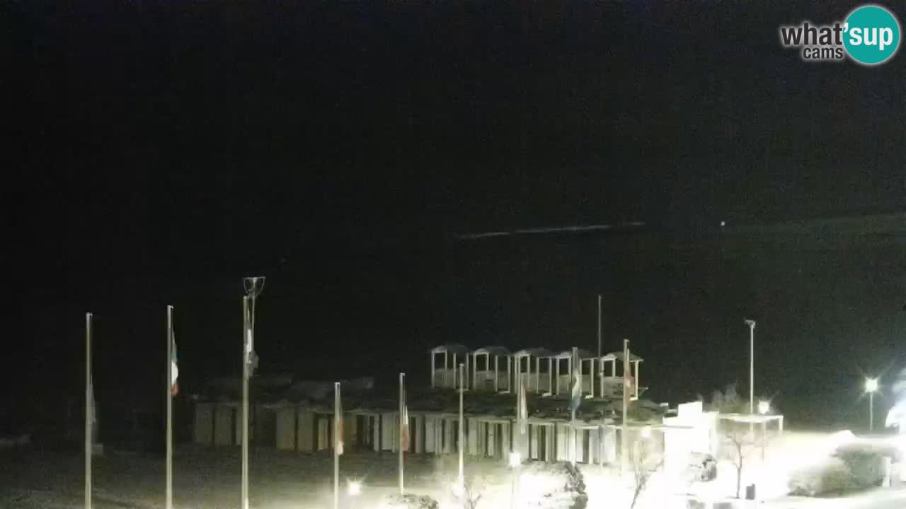 La spiaggia di Bibione webcam live e piazzale Zenit