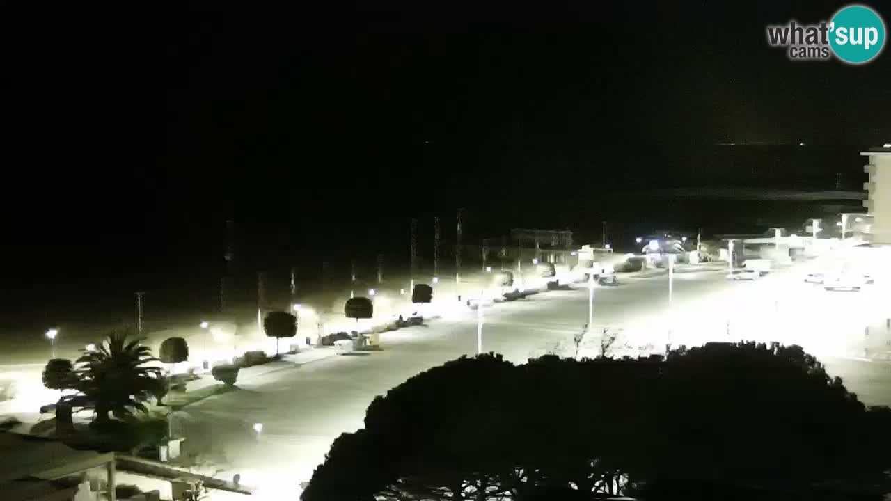 The beach of Bibione webcam – Italy