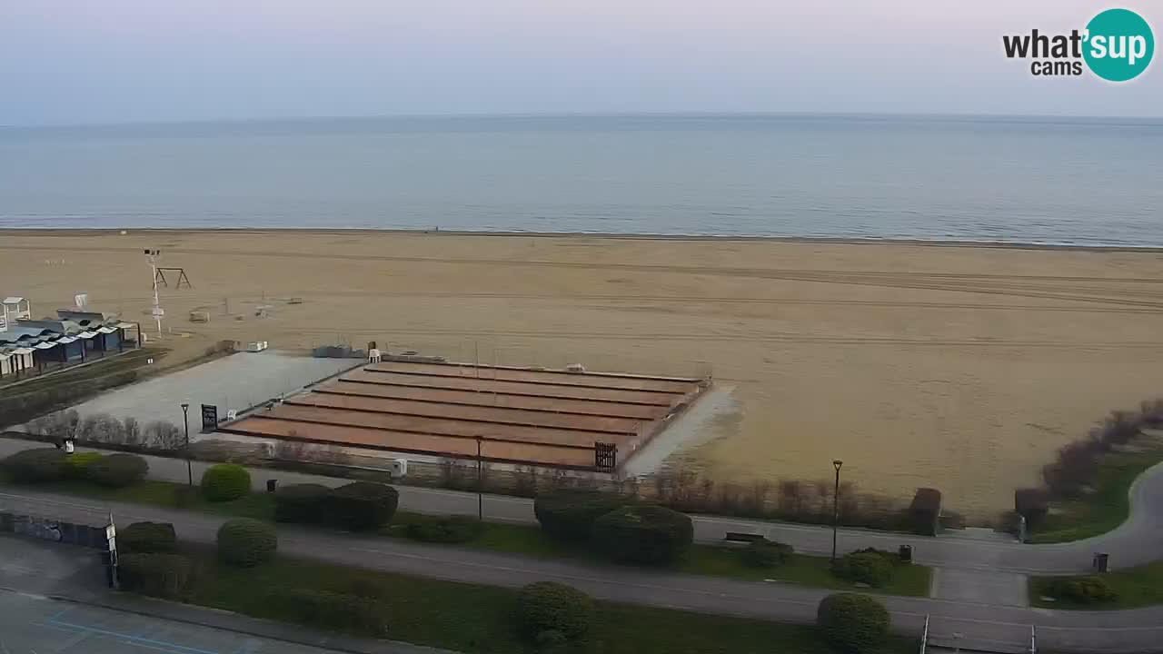 La camera en vivo de la playa de Bibione – Italia