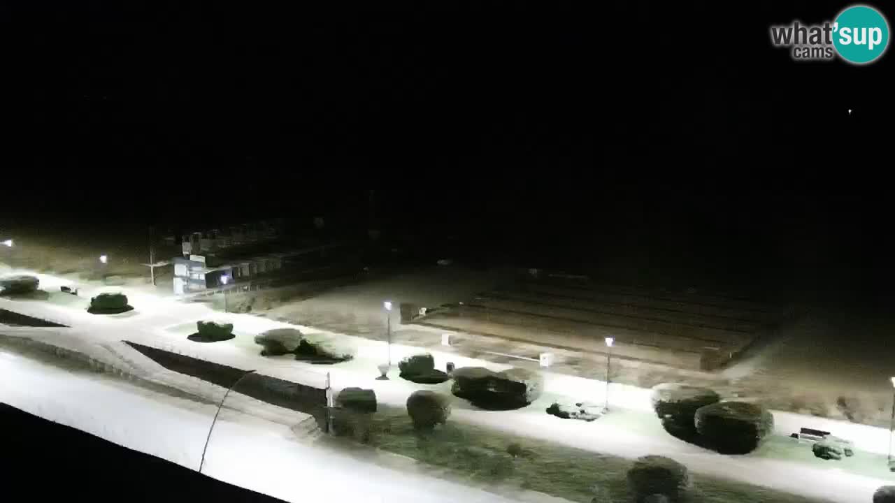 The beach of Bibione webcam – Italy