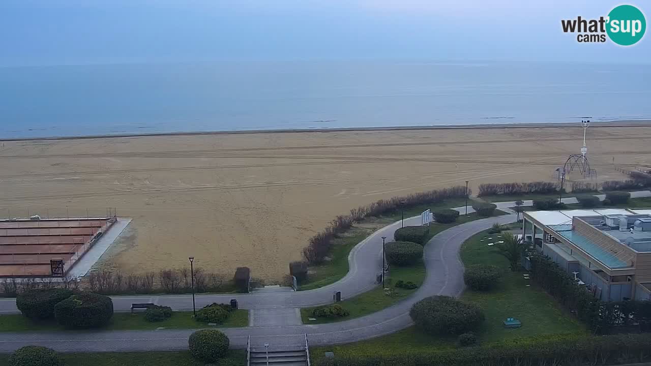 La camera en vivo de la playa de Bibione – Italia