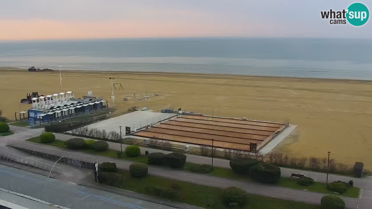 La camera en vivo de la playa de Bibione – Italia