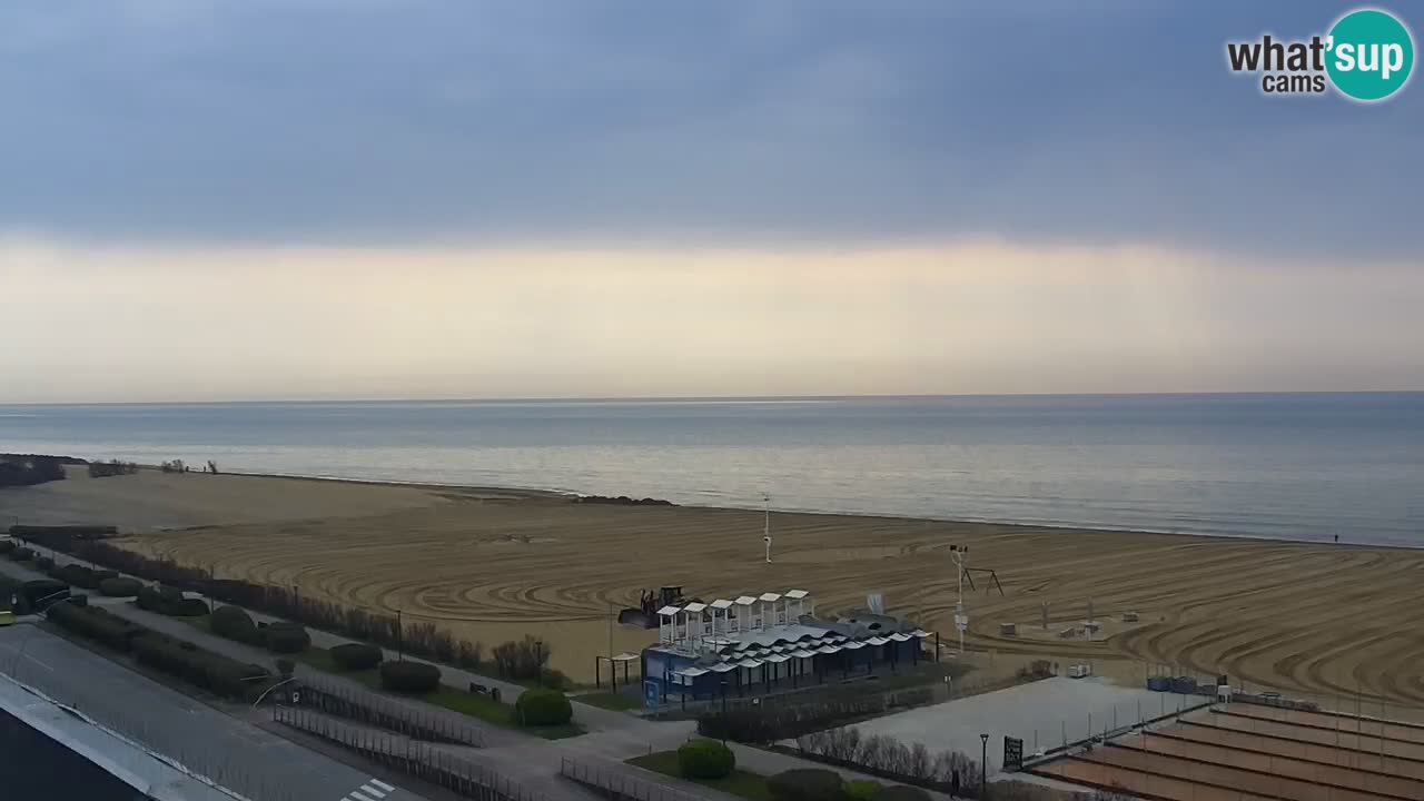 La camera en vivo de la playa de Bibione – Italia
