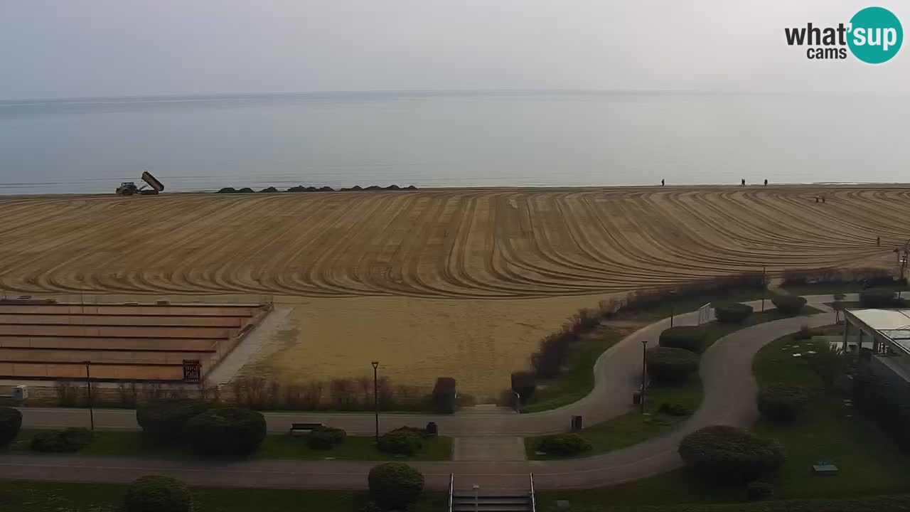La camera en vivo de la playa de Bibione – Italia
