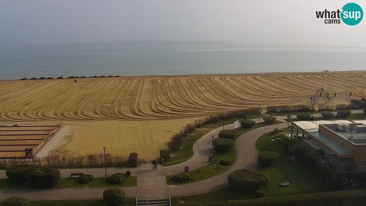La camera en vivo de la playa de Bibione – Italia