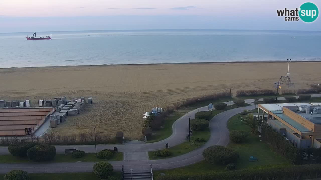 La spiaggia di Bibione webcam live e piazzale Zenit