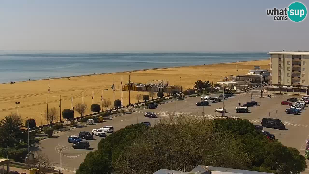 The beach of Bibione webcam – Italy