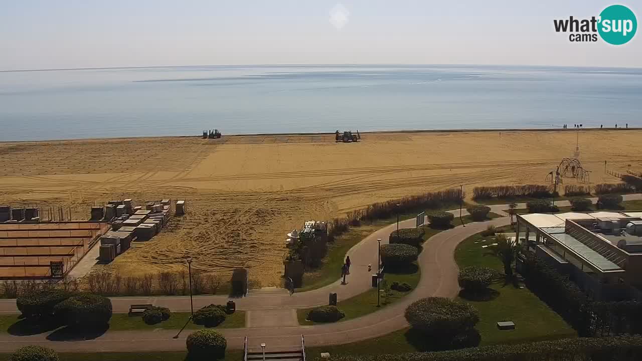 The beach of Bibione webcam – Italy