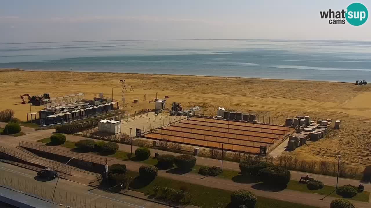 La camera en vivo de la playa de Bibione – Italia