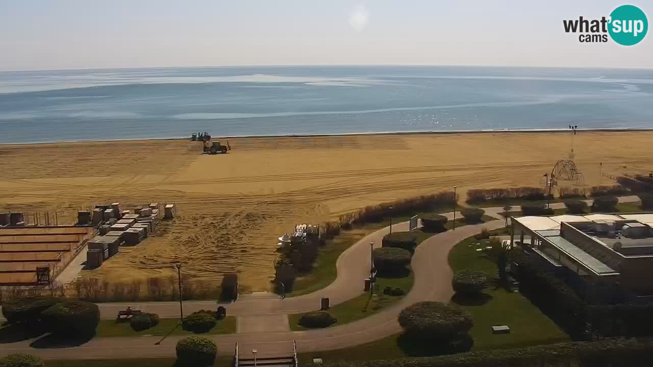 The beach of Bibione webcam – Italy