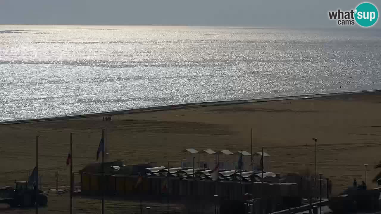 The beach of Bibione webcam – Italy