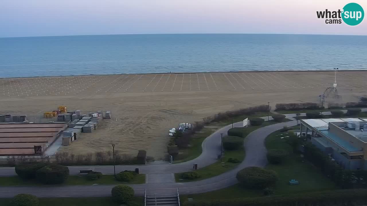 The beach of Bibione webcam – Italy