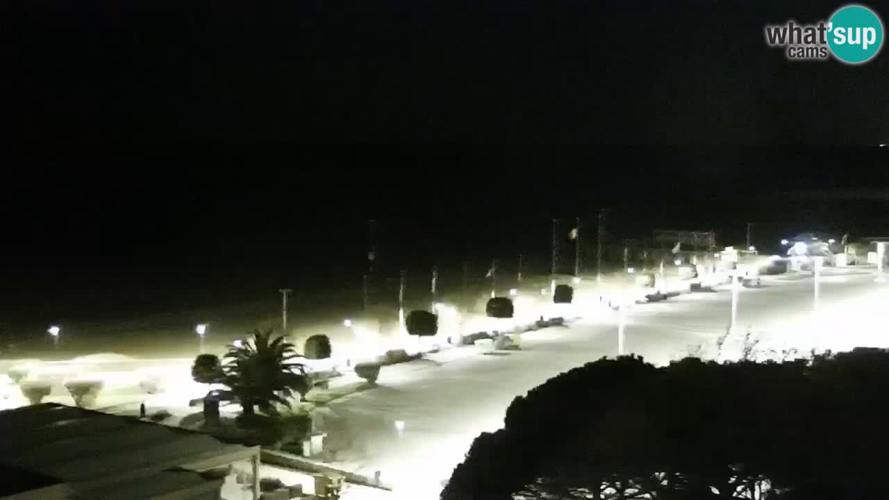 La spiaggia di Bibione webcam live e piazzale Zenit