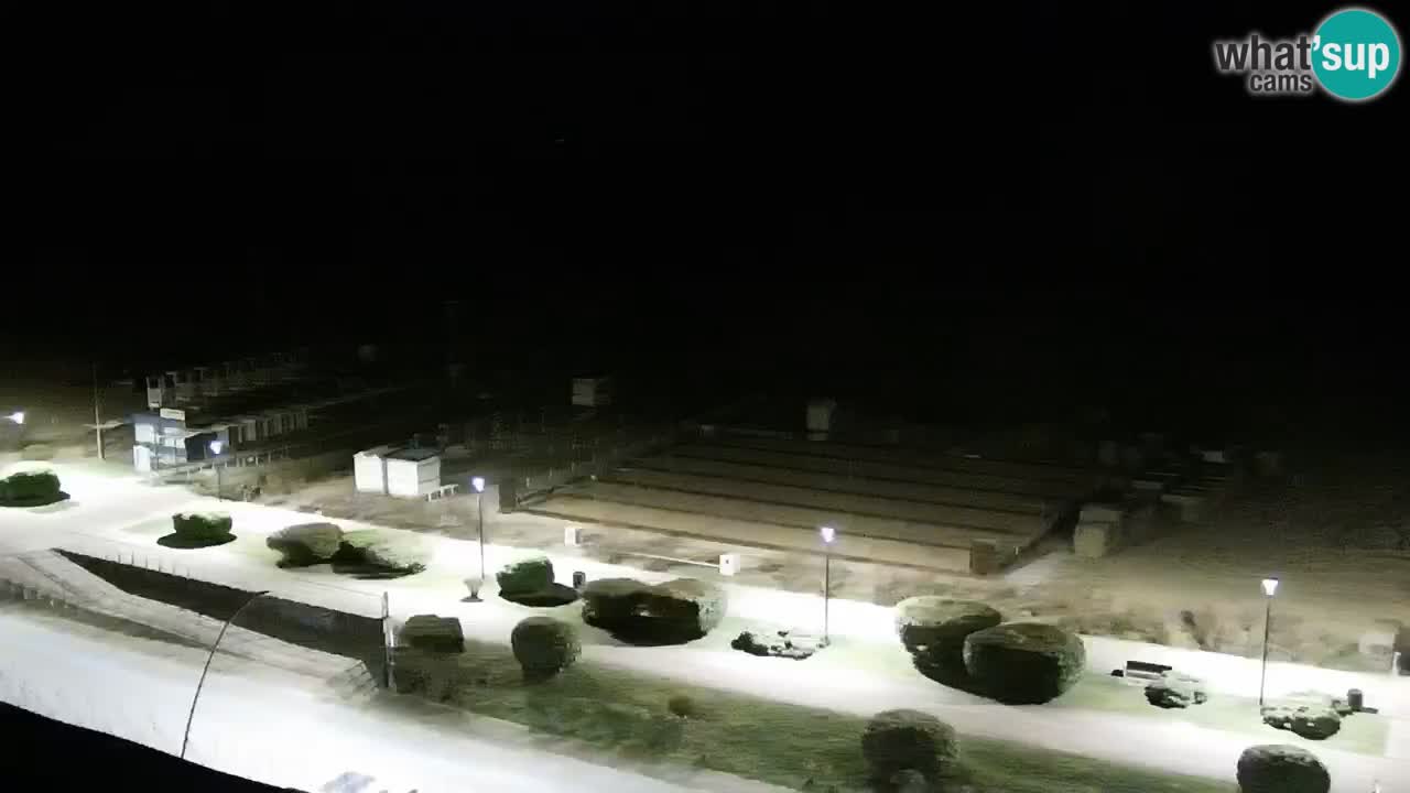 The beach of Bibione webcam – Italy
