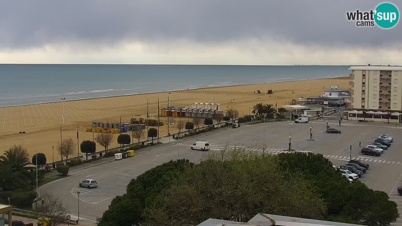 The beach of Bibione webcam – Italy