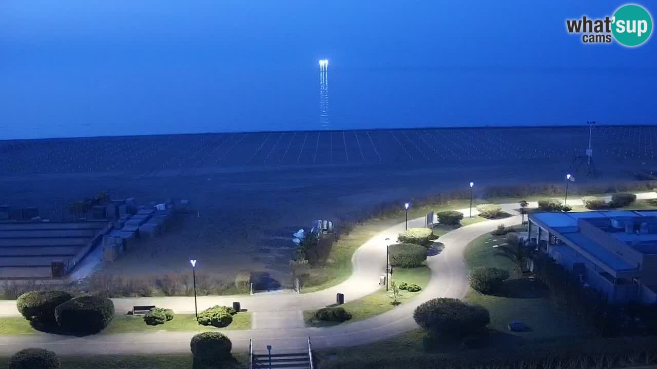 The beach of Bibione webcam – Italy