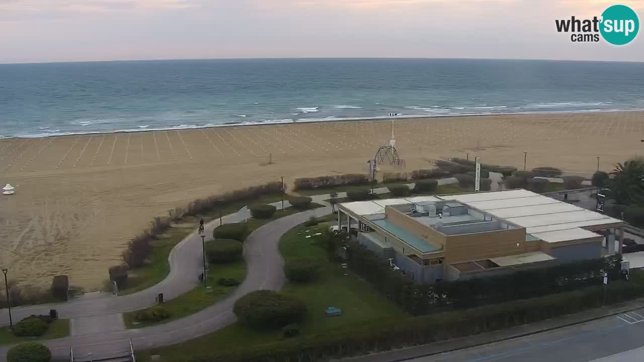 The beach of Bibione webcam – Italy
