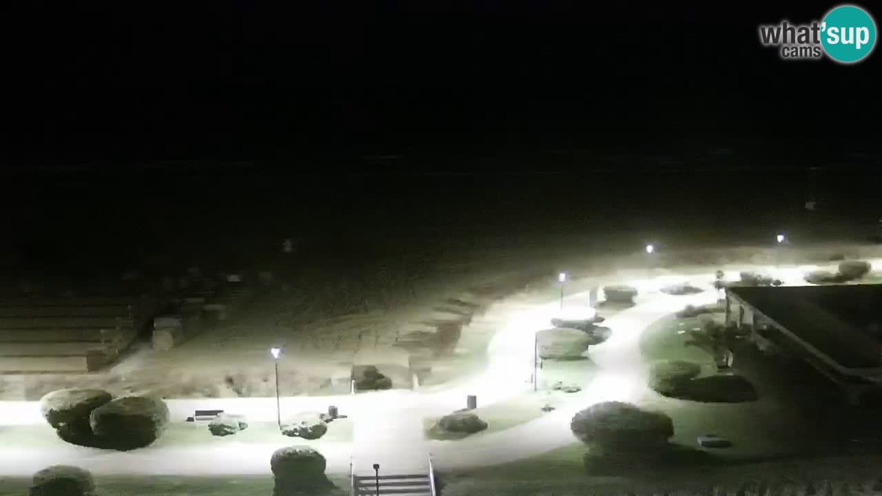 The beach of Bibione webcam – Italy